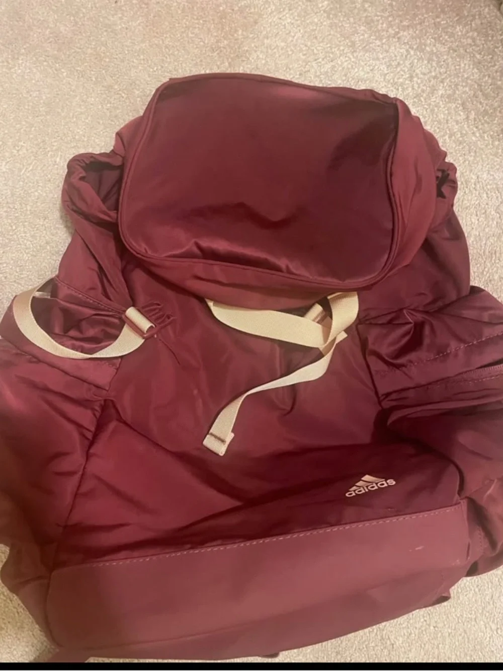 adidas Maroon Backpack - Picture 2 of 5